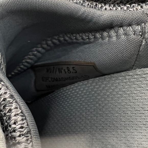 Kizik Womens 8.5 Shoes Grey Madrid Eco Knit Sneakers Lace Up Low Top Comfort - Picture 11 of 13